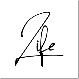 Life logo Posters and Art